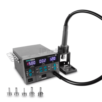 SUGON 8610DX 1000W Hot Air Rework Station LED Display Lead-Free Heat Gun Microcomputer Temperature With Adjustable 5nozzle