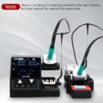 SUGON T60 Soldering Station Double Station Welding Rework Station Compatible with 115 210 245 Handle For BGA PCB Repair Tools - Image 4