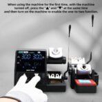 SUGON T60 Soldering Station Double Station Welding Rework Station Compatible with 115 210 245 Handle For BGA PCB Repair Tools - Image 2