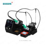 SUGON T60 Soldering Station Double Station Welding Rework Station Compatible with 115 210 245 Handle For BGA PCB Repair Tools - Image 5