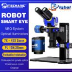 MECHANIC ROBOT SE7045 SMART EYE Series Foldable Integrated Industrial Microscope 7-45X Continuous Coverage HD Zoom Rotatable Vision