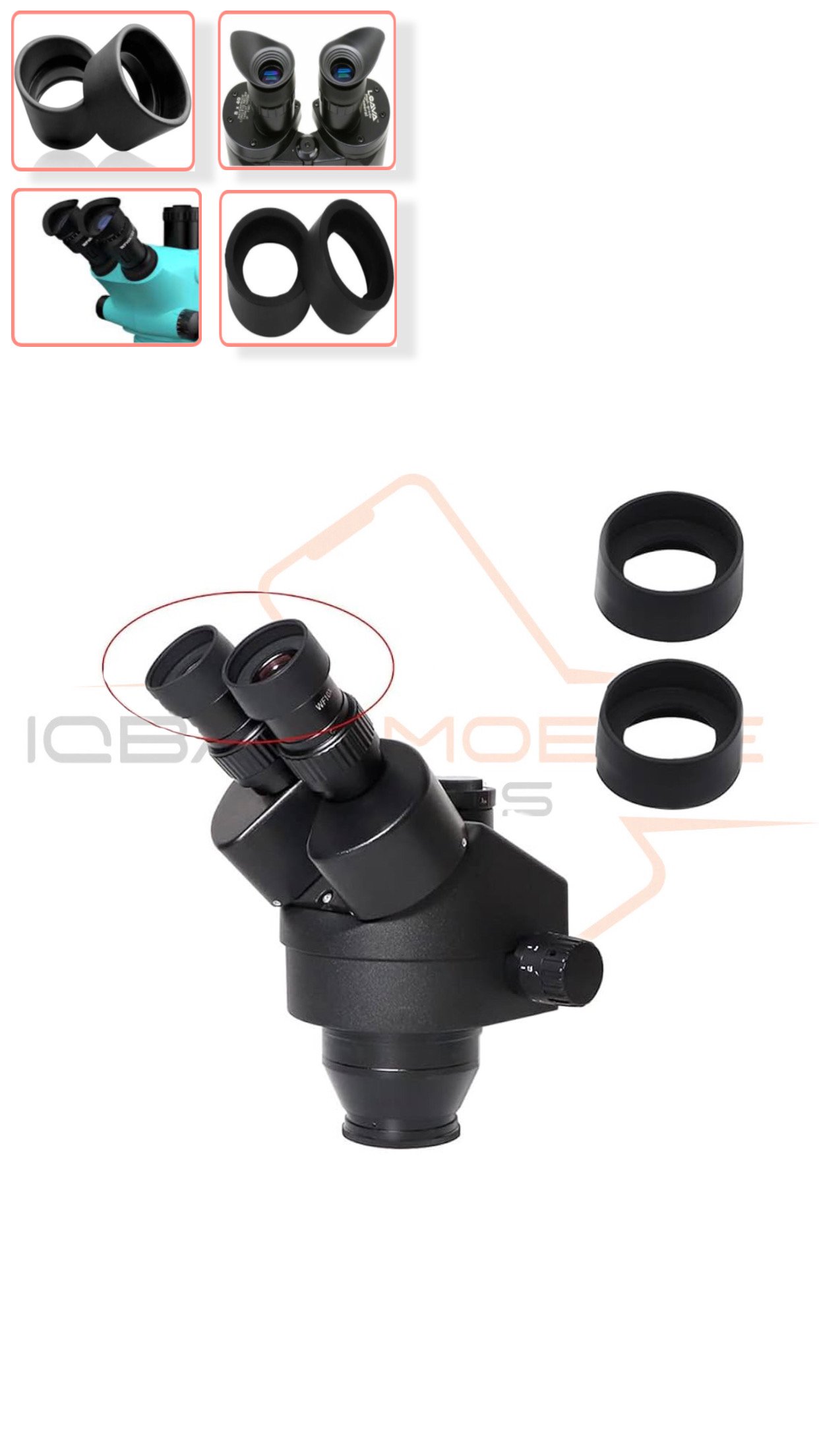 15588308-EA72-4BF8-8644-D10EB939B8F6 Soft Rubber Eyepiece Eye Shield,28mm-37mm Binoculars Microscopes Eyes Guard Cups,Eyepiece Cover for Eyepieces - Image 1