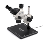 SZM-7O60Ultra Trinocular Microscope 7-60X head Three eye observation head, tilted at 45 o, continuous zoom objective lens 0.7-6x Pupillary distance adjustment range: 55mm-75mm, with an internal interlock