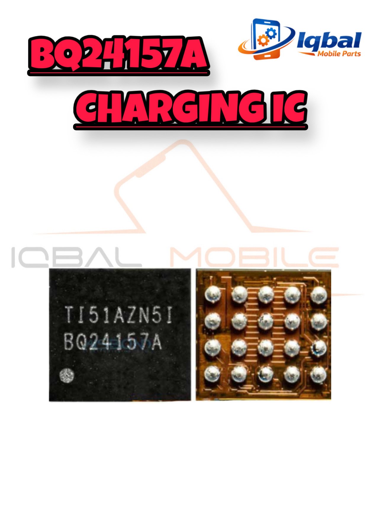 26E79D19-7CCC-40A4-8859-7D0F28AF0D36 BQ24157A CHARGING IC - Image 1
