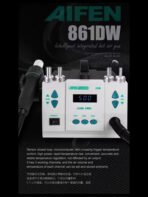 AIFEN 861DW Hot Air Rework Soldering Station Welding for Phone PCB Board Heating Fast With Intelligent Digital Display - Image 2