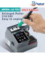AIFEN–A9PRO Station de travail de soudage électronique,Compatible pointes de fer à souder C210 C245 C115, poignée sans plomb