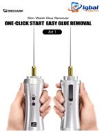 Machine Art 1 Electric Glue Removal Tool Kit 4-Speed Adjustable,Copper & Needle Tips For Phone LCD Screen Glue Removal Cleaning - Image 3
