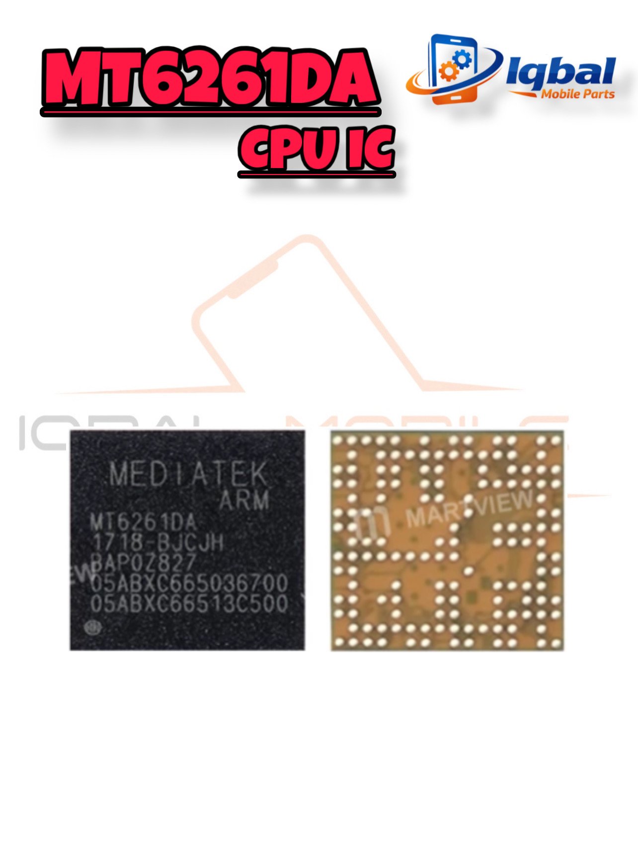 3A5207D3-9726-4B16-B0E8-D4240DF524A7 MT6261DA CPU IC - Image 1