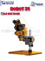 MECHANIC Z4 OFFICIAL Trinocular Stereo Microscope 45-Degree Angled 360-Degree Rotation Magnification: 6.5-60X