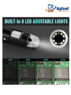 Usb Microscope 1600X 2MP 8 LED Digital Microscope Handheld Portable Digital USB Magnifier Electronic HD Magnification Endoscope - Image 2