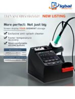 A9 Plus  Soldering Station Compatible Soldering Iron Tip 210/245/115 Handle Control Temperature Welding Rework Station