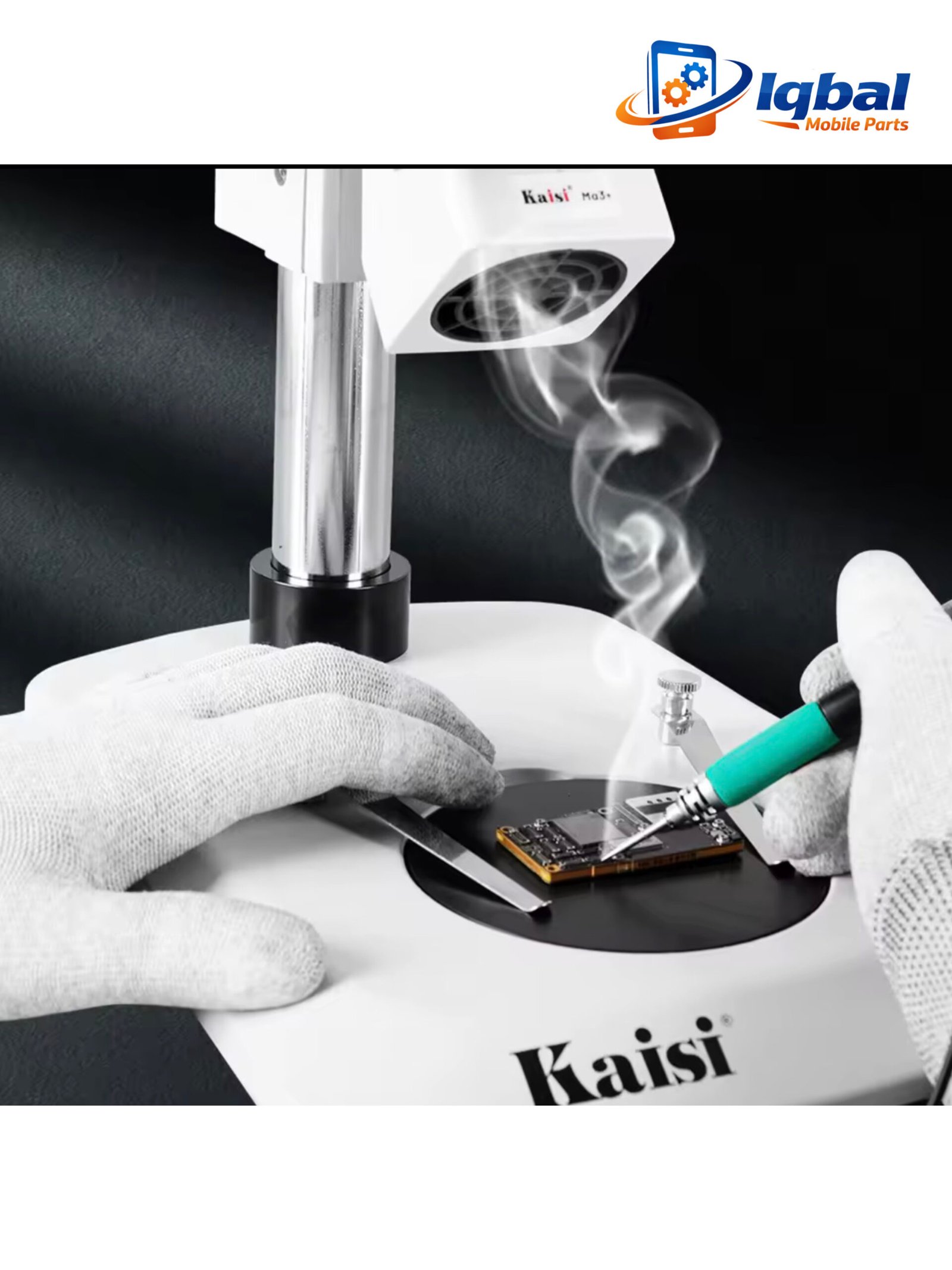 723954A5-1725-4E3A-814D-AE243CA3AB73 Kaisi MA3+ Mini Fume Extractor Support Universal Microscope Mobile Motherboard Welding Repair Welding Fume Removal Purifier Tool - Image 1