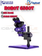 MECHANIC ROBOT 6560T-B11 Trinocular Stereo Industrial Microscope 6.5-60X Continuous Zoom WF10X25 Eyepiece 0.45X Camera Adapter