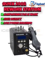 QUICK 2008 ORIGINAL Hot air Gun Precise Constant Temperature Whirlwind Lock Temperature Three Channel Automatic Sleep Maintenance Tool