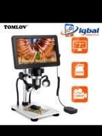 DM9H 7" LCD Digital Microscope Camera 1200x Magnification Handheld Microscopio Video Recorder 1080P Scope Soldering Tool