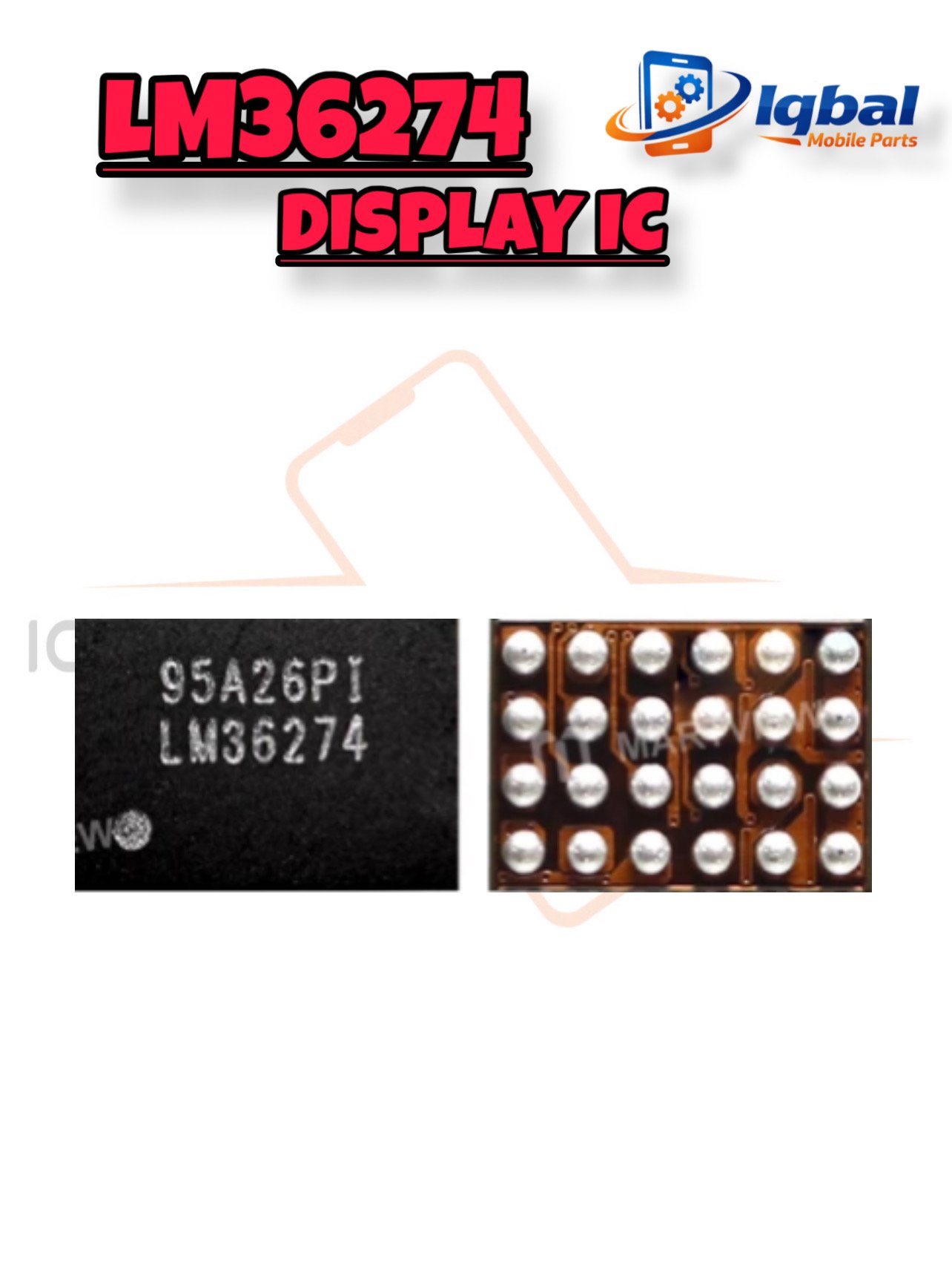C8163210-6D92-4BE3-965A-BAC0AD9456B1 LM36274 Display IC - Image 1