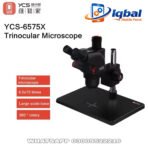 YCS-6575X Ultra HD Trinocular Microscope with Extra Large Base 6.5-75 Zoom for Mobile Phone PCB Welding Microscope Tool - Image 3