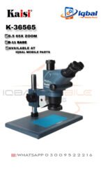 Kaisi 36565A Mobile Phone Repair Trinocular Stereo Microscope With Big Base - Image 2