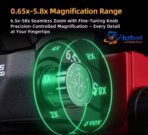 YCS New upgraded version 6558XS 6.5x-58x magnification, ergonomic design, interpupillary distance adjustment - Image 2