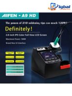 A9 HD Soldering Station Big Color Screen Curve Mode Make the Heating Process More Intuitive More Than 100W - Image 2