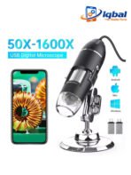 Usb Microscope 1600X 2MP 8 LED Digital Microscope Handheld Portable Digital USB Magnifier Electronic HD Magnification Endoscope