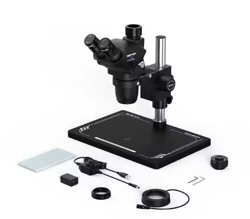 Screenshot_20260404_142434_AliExpress SOPTOP 71 Pro Max Trinocular Microscope High-definition for Mobile Phones Electronic Repair Microscope Camera Tools - Image 1