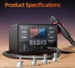 YCS Mr.Yang No.1 Smart Hot Air Gun Station 1400W, 18 Presets with 6 Curves Mode, HD Color Screen, for BGA Rework SMD Soldering