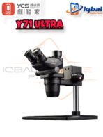 YCS New 71 Ultra Trinocular Microscope Head 0.67X-45X Zoom for Phone Electronic Soldering Repair Microscope