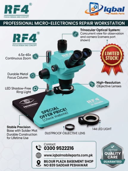 RF4 6565 PRO 65X MICROSCOPE WITH BIG BASE