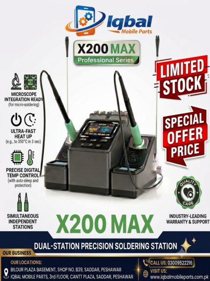 X200 MAX MECHANIC DOUBLE HANDLE SOLDERING STATION