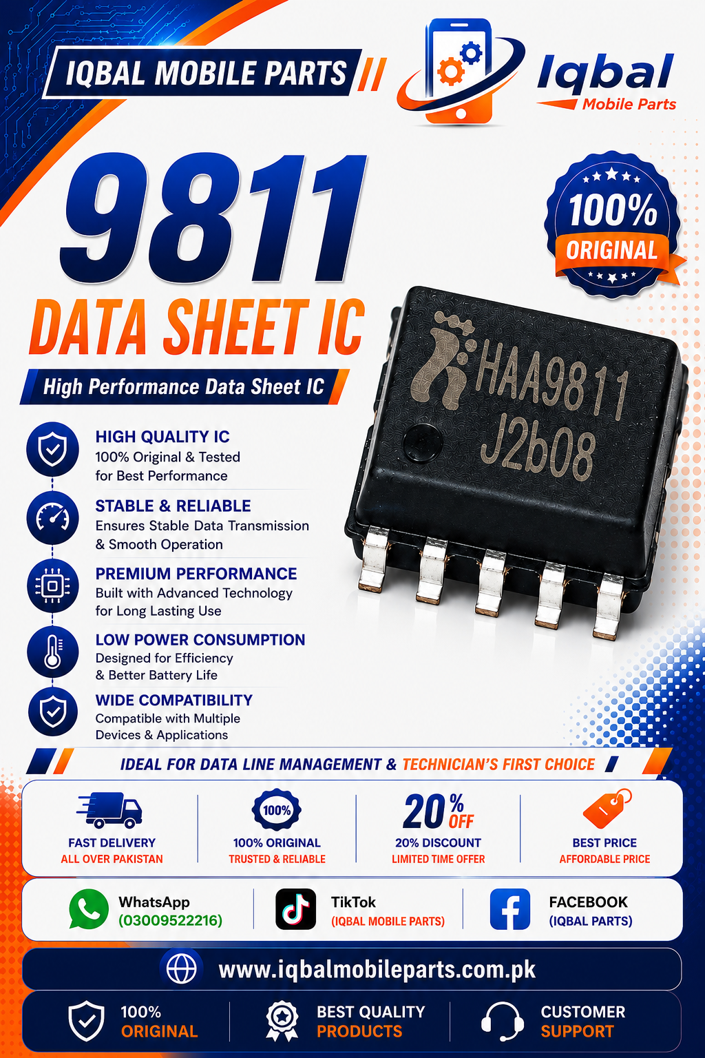 C8E95A94-D68D-4B13-B55E-7A47A83A2B2D 9811 DATA SHEET IC - Image 1
