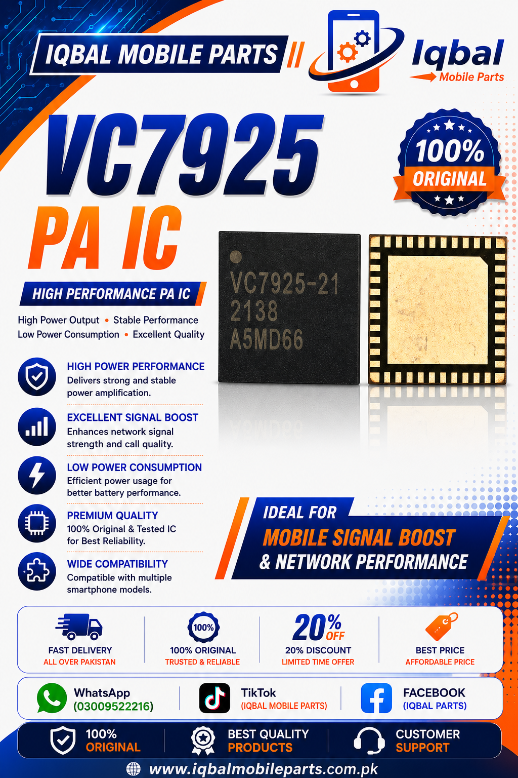 DBF691FE-15BB-420E-B2BC-FD020ED0C66D VC7925 PA IC - Image 1