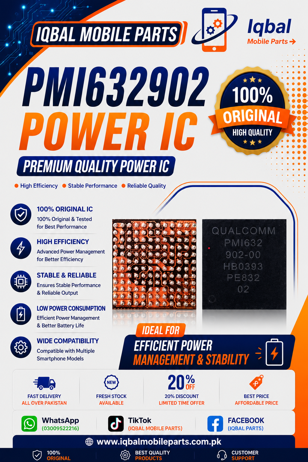 92BC49C0-E44D-4358-AEA5-8FB2A9A09528 PMI632902 POWER IC - Image 1