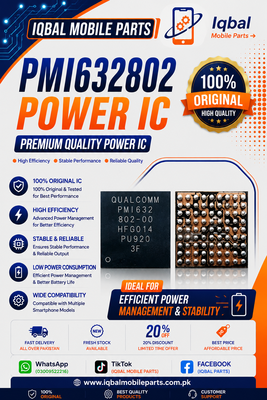 A424A714-4698-4F22-9C2D-C20149E1BD31 PMI632802 POWER IC - Image 1