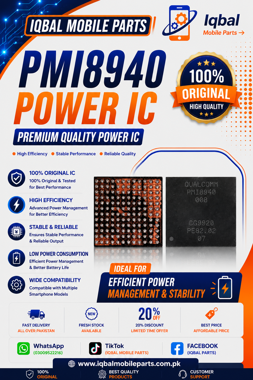 CB397998-0193-43AB-99FE-C8241D5E6EC3 PMi8940 POWER IC - Image 1