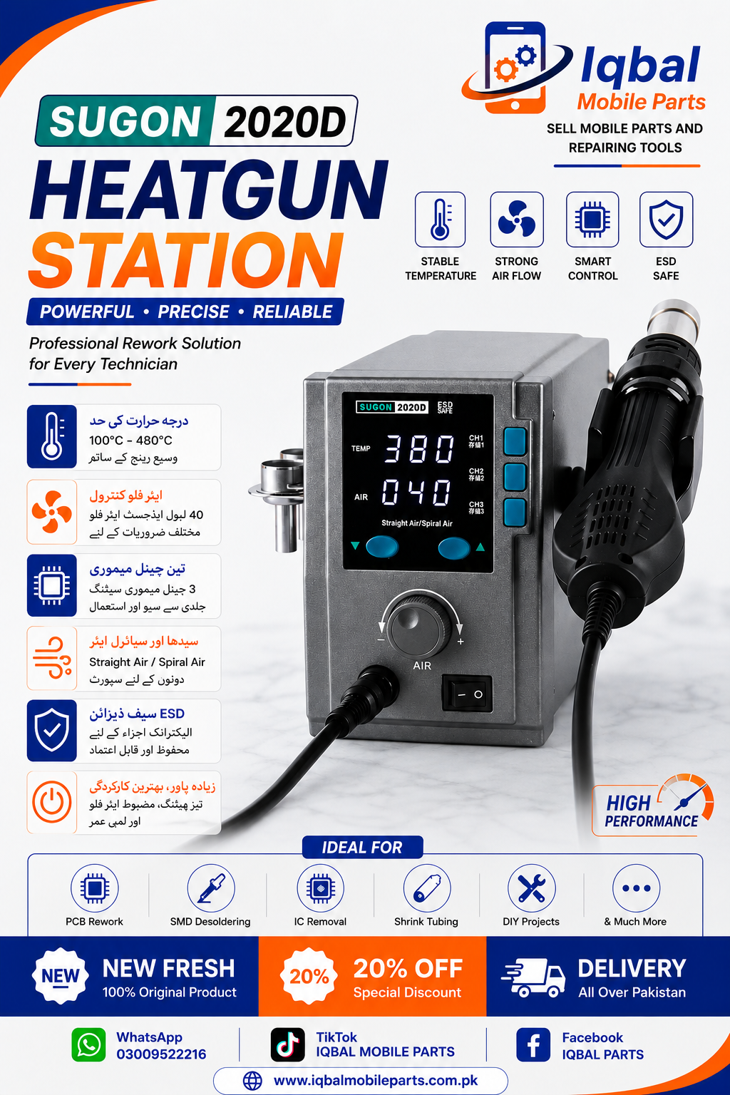 E048AE3E-49BC-4318-9BDF-0F2134B33598 SUGON 2020D HEATGUN - Image 1