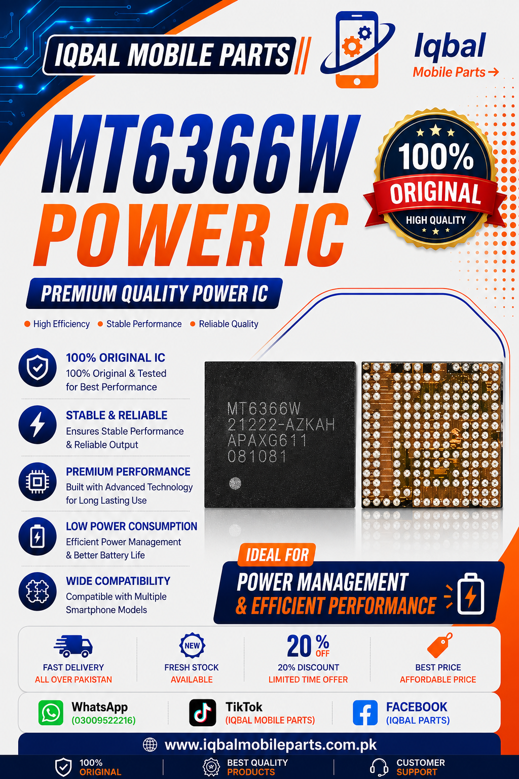 EEC69D76-4DA8-4A93-AE05-C079D94425CC MT6366W POWER IC - Image 1