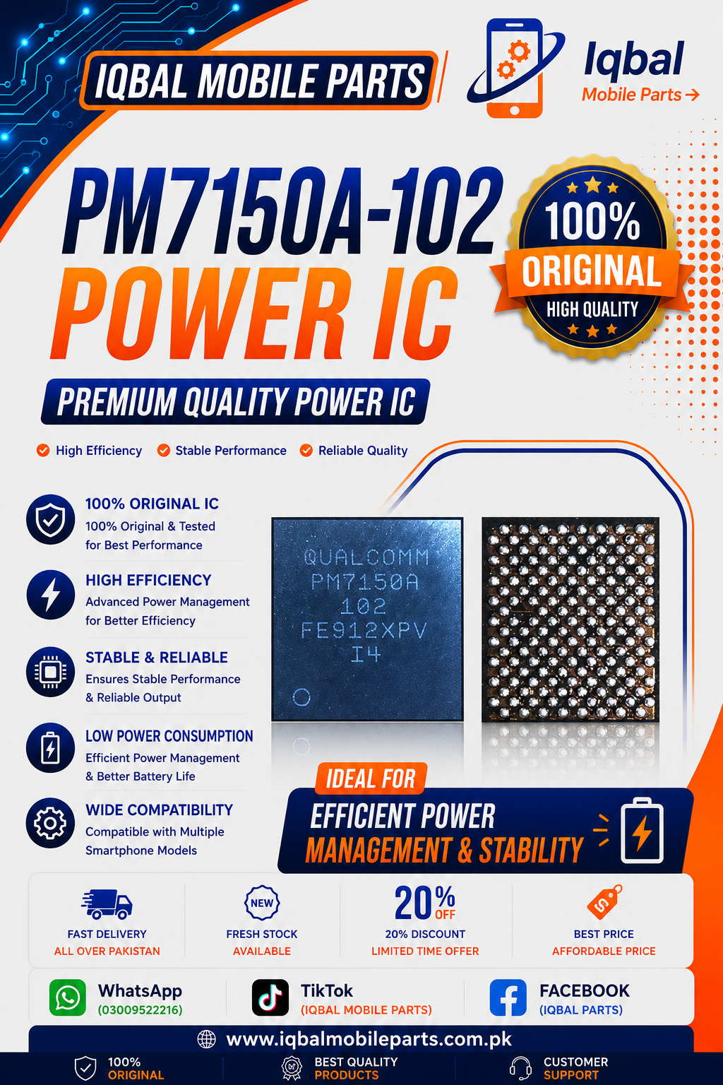 2E7164B4-C6E3-41B6-844C-F23369CCF4AE PM7150A 102 POWER IC - Image 1