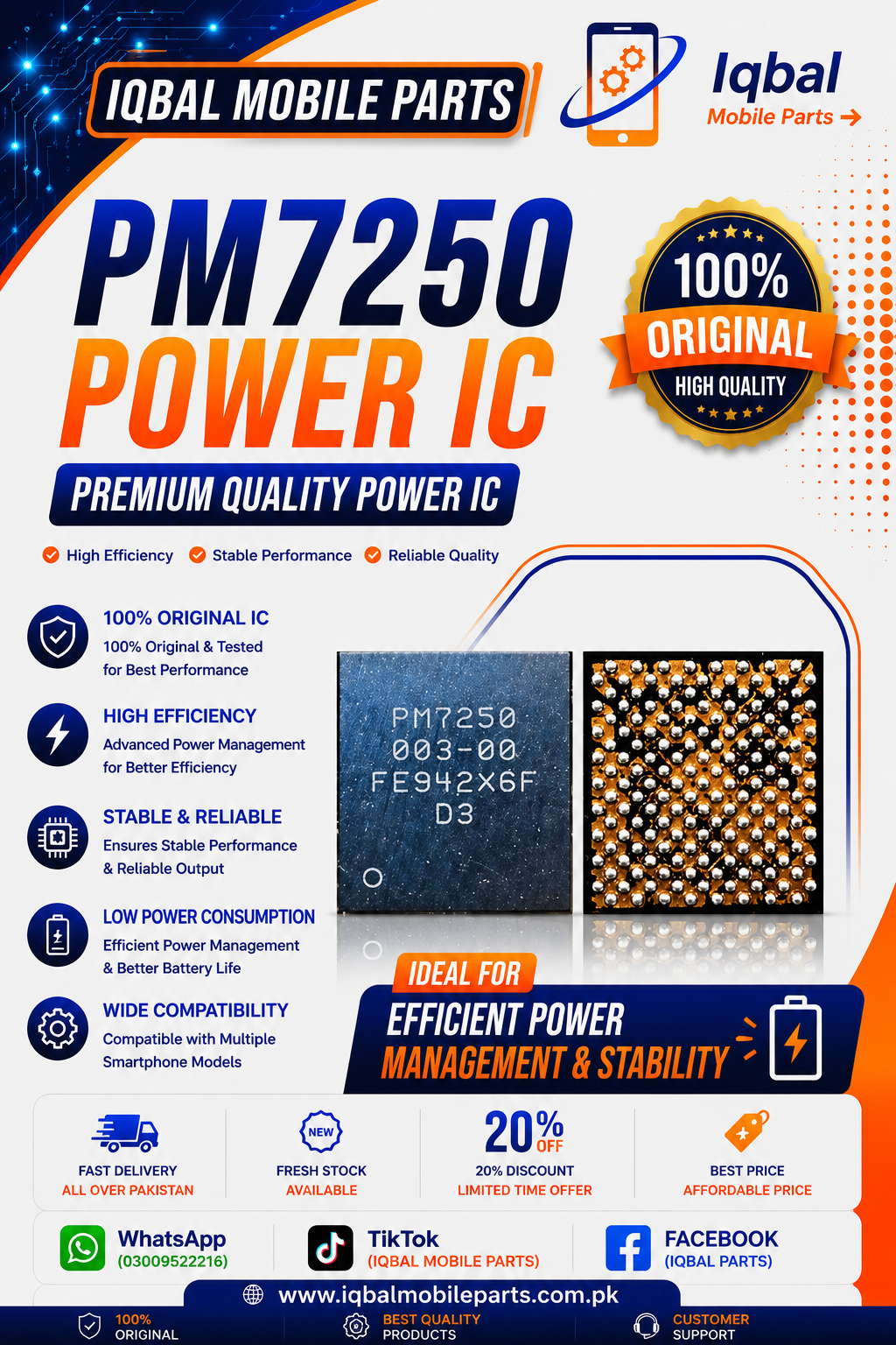 45A611CE-31BB-4B1B-A494-3A7586773E0F PM7250 POWER IC - Image 1