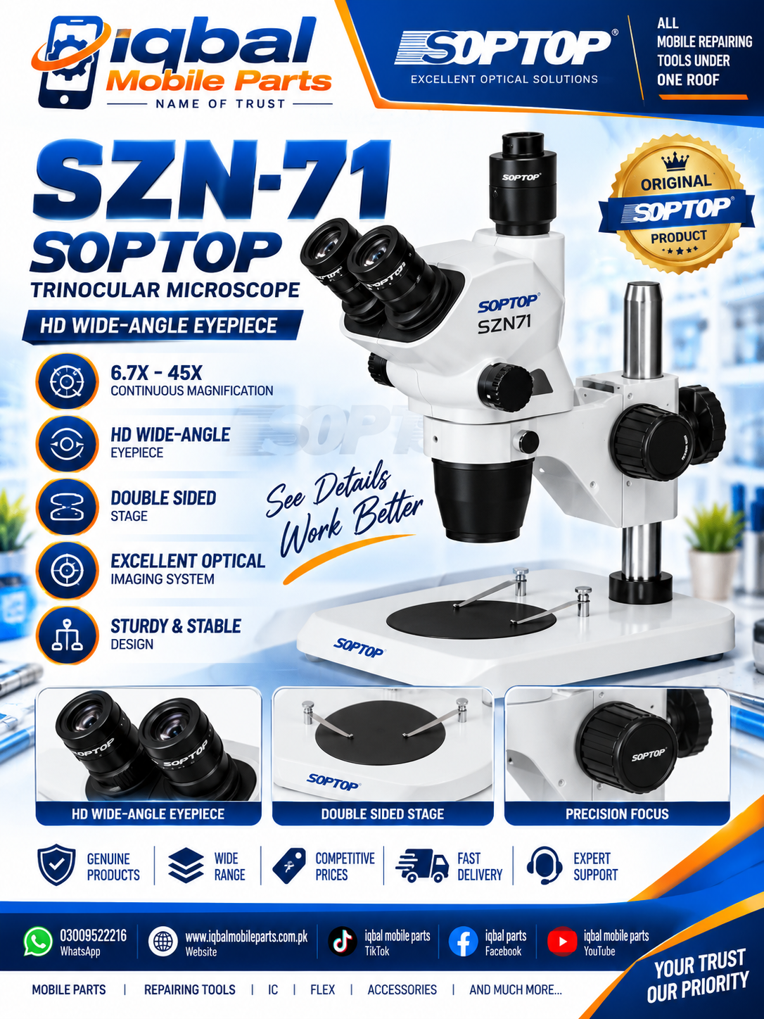 65554284-2652-4B56-8AED-2B0582B8F56A SZN71 SOPTOP MICROSCOPE - Image 1
