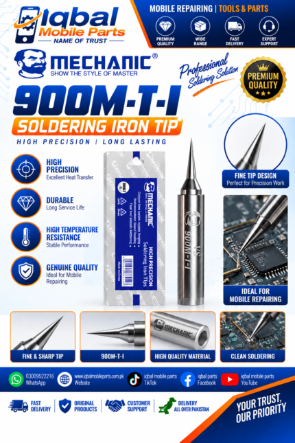 900M T1 (STRAIGHT) MECHANIC SOLDERING TIP