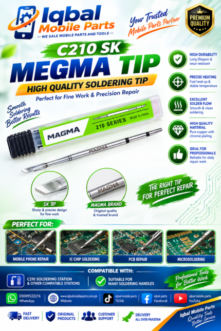 C210 SK KNIFE MEGMA SOLDERING TIP FOR C210 IRON