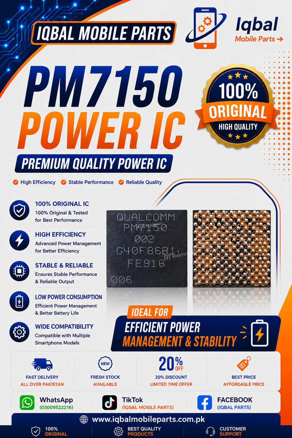 EB867991-AB8B-4CCC-978A-5C607BA09869 PM7150 POWER IC - Image 1